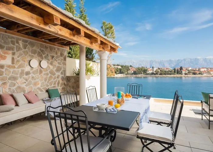 Luxury Seafront Diora Brac With Heated Pool Villa Sumartin