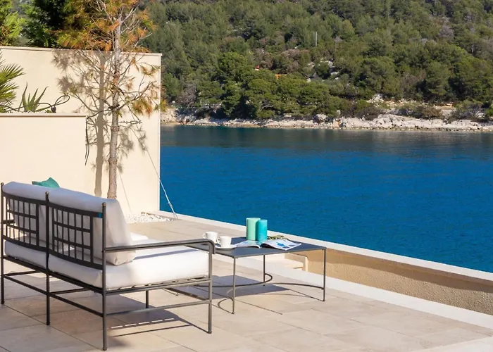 Luxury Seafront Diora Brac With Heated Pool Villa Sumartin
