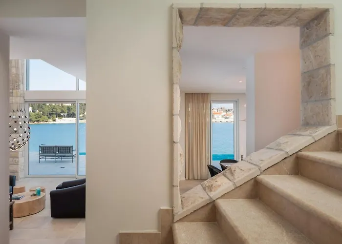 Luxury Seafront Diora Brac With Heated Pool Villa Sumartin