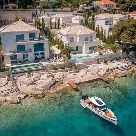 Luxury Seafront Diora Brac With Heated Pool Villa