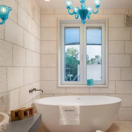 Luxury Seafront Diora Brac With Heated Pool Villa